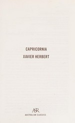 Capricornia / Xavier Herbert.