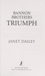 Bannon brothers: triumph / Janet Dailey.