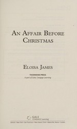 An affair before Christmas / Eloisa James.