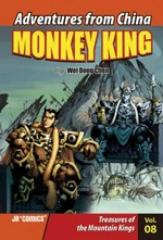 Monkey King. created by Wei Dong Chen ; illustrated by Chao Peng. Vol. 08, Treasures of the mountain kings
