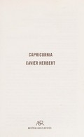 Capricornia / Xavier Herbert.