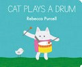 Cat plays a drum / Rebecca Purcell.